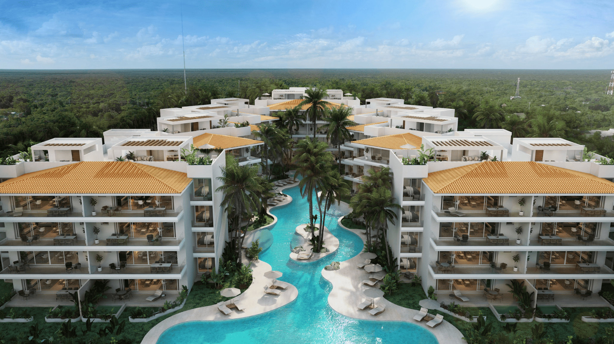 Puerto Aqua Puerto Aventuras: Luxury Marina Residences with Private Boat Slips