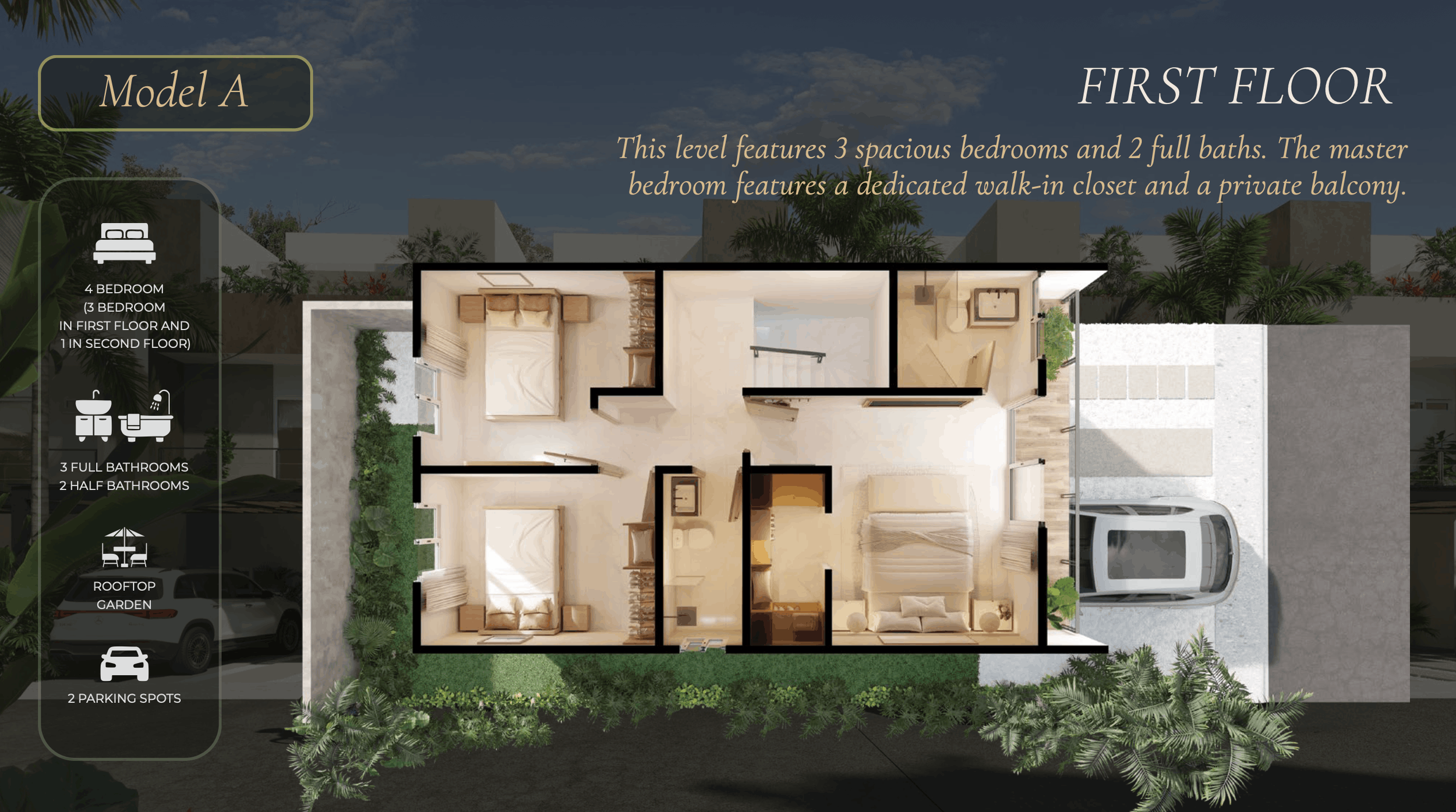 EVENUS Playa del Carmen - Model A Home 2.png