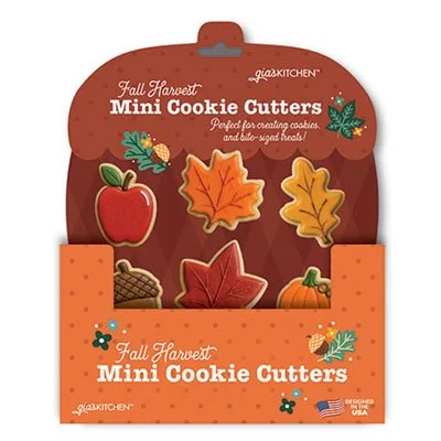 27176 Fall Harvest Mini Cookie Cutter Set