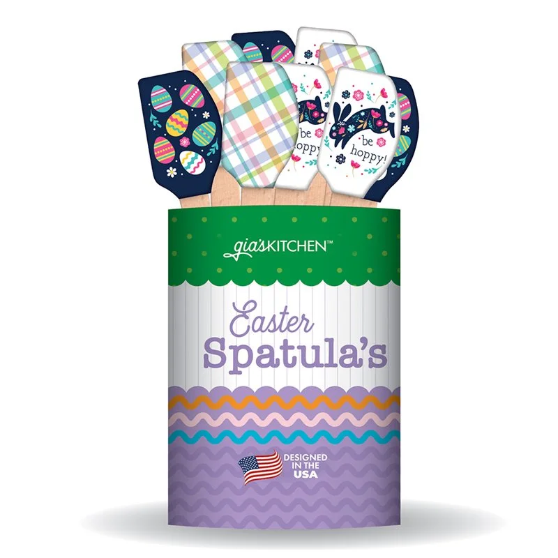 27894 Easter Mini Spatulas 3 Designs