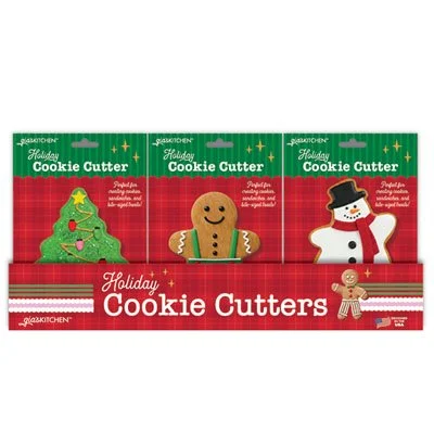 27248 Christmas Cookie Cutters 3 Designs