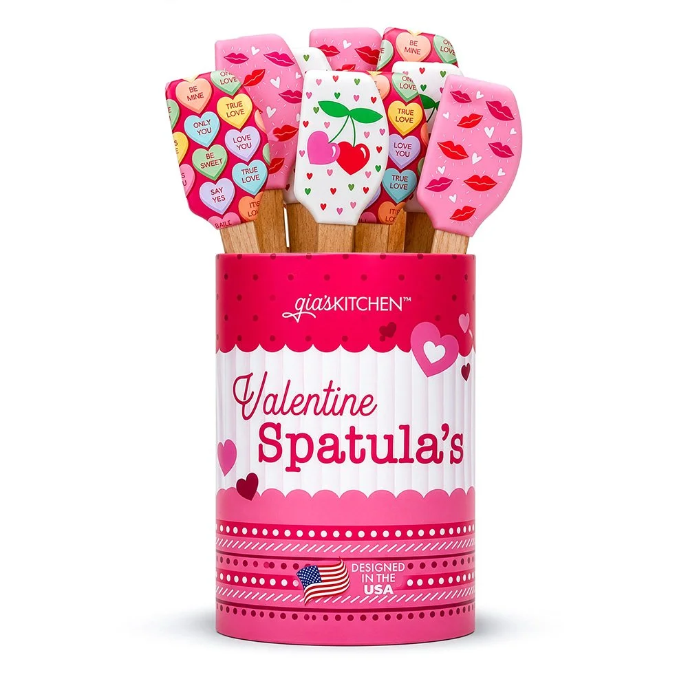 27808 Valentine Mini Spatulas 3 Designs