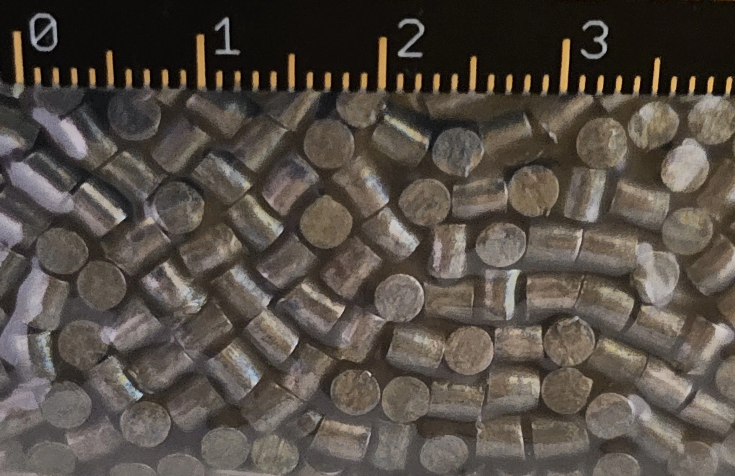 Vanadium (V) 3x3mm pellets, 3N (99.9%) purity, 100g