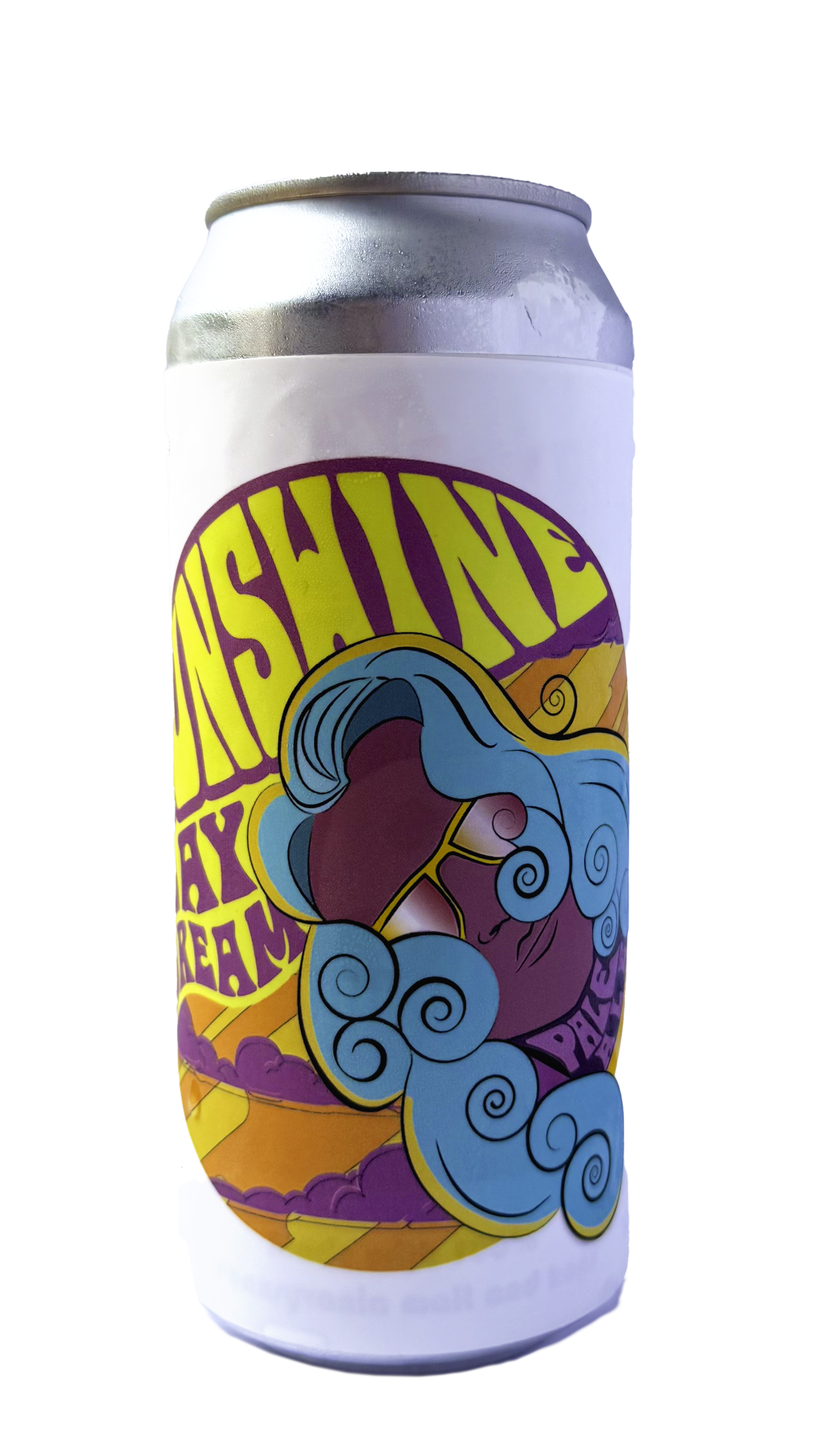 Sunshine Daydream Pale Ale. Summer in a Can. Lightly hopped with Idaho Seven. 5.3% ABV