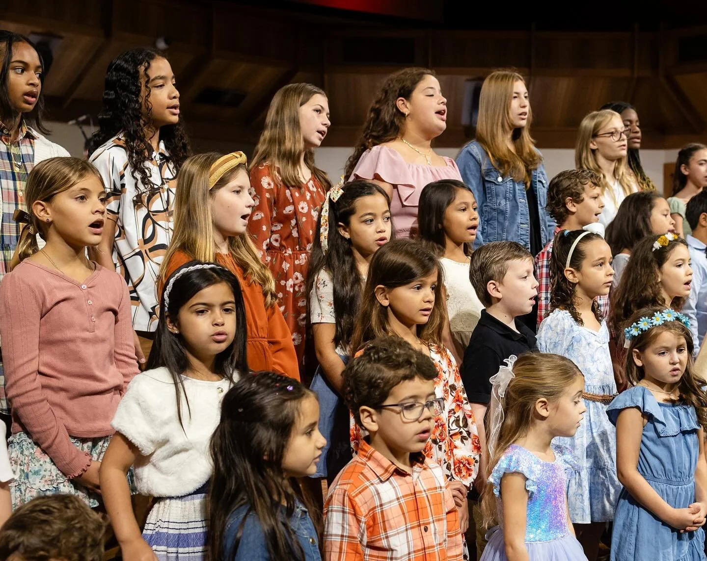 Always a joy to worship with our youth chorus 🎶