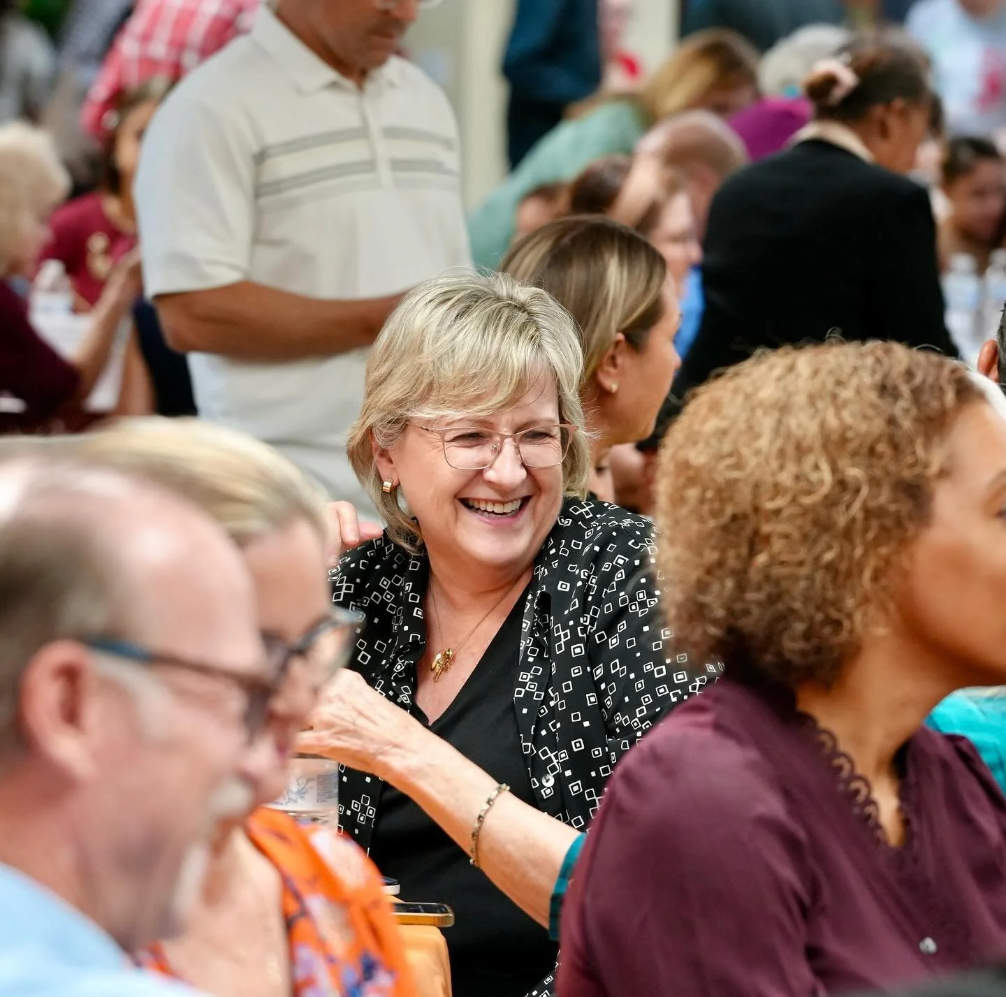 Sweet community and worship at our Thanksgiving Dinner &amp; Service
