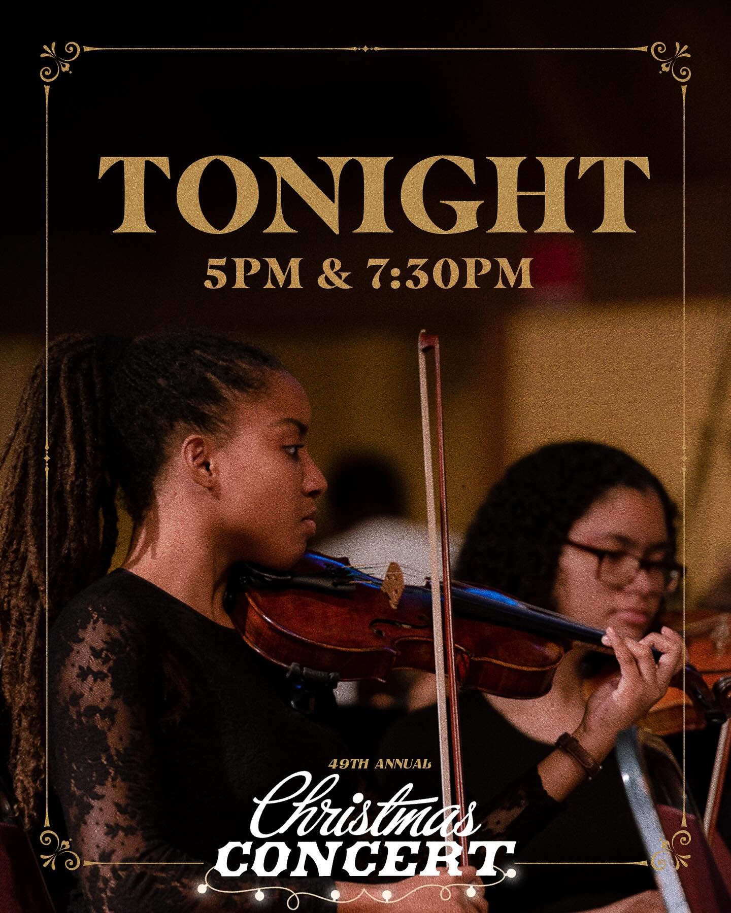 🎄 TONIGHT&rsquo;S THE NIGHT! 🎶
Our 49th Annual Christmas Concert is finally here&mdash;and you don&rsquo;t want to miss it!

✨ 100+ singers filling the stage
🎻 A full professional orchestra
🎤 Our worship band leading powerful, Christ-centered mus