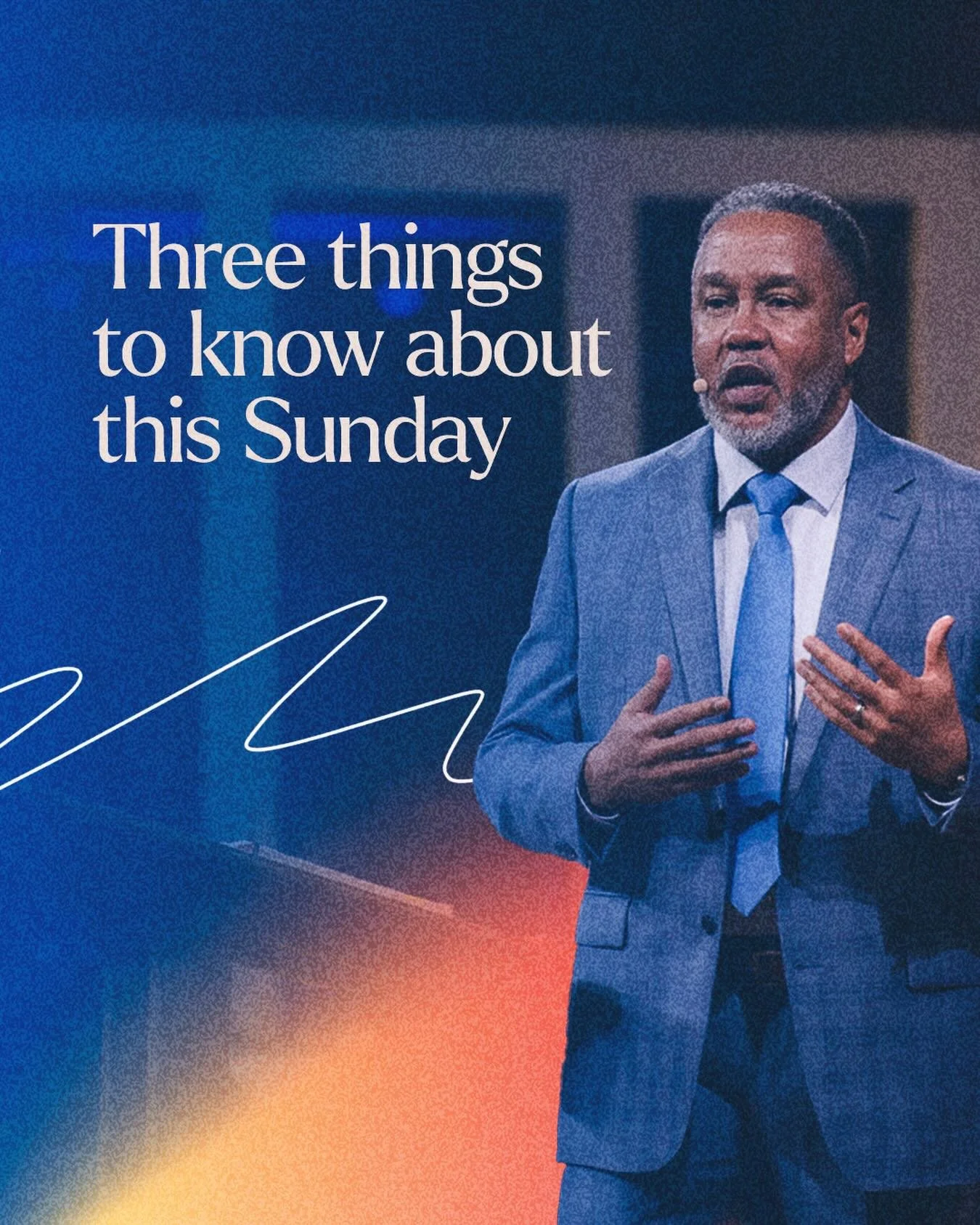 Three Things to Know About This Sunday 👀

Sundays at church are always special&mdash;but here are three quick things to keep on your radar for this week:

1️⃣ Pastor Mike is back!
Pastor Mike is back in town and continuing our series through the boo