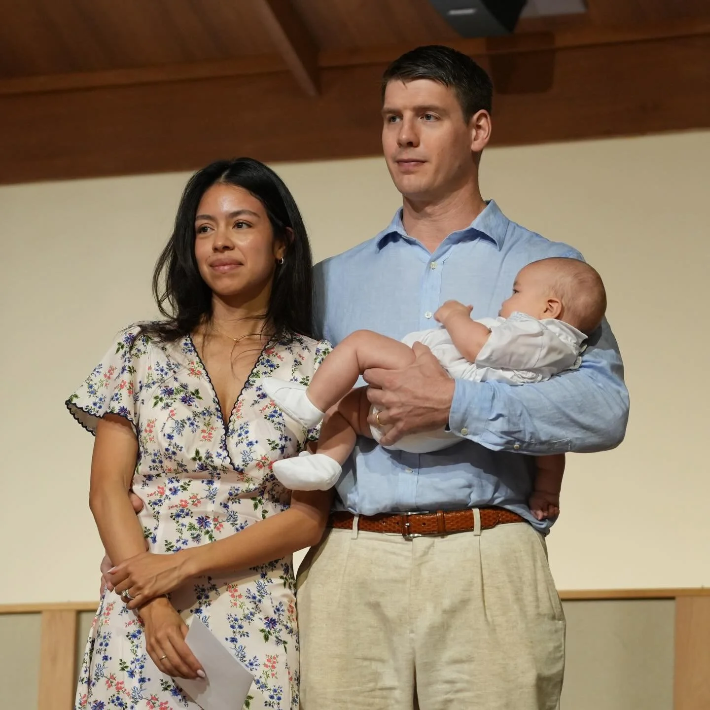 Sweet moments today worshipping and seeing three beautiful babies getting baptized