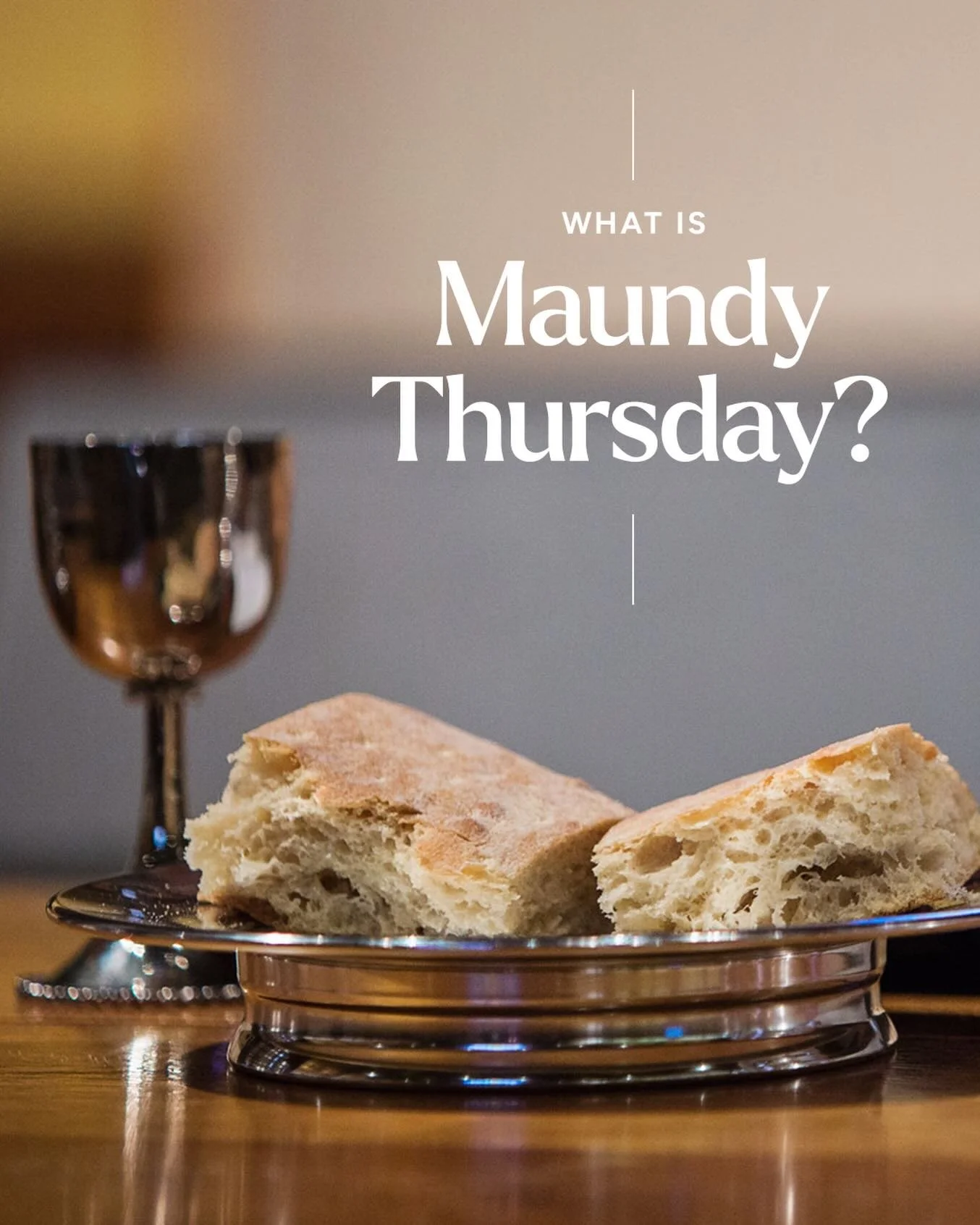 What is Maundy Thursday?

This Thursday at 6:30pm we&rsquo;re having a special service we call &ldquo;Maundy Thursday&rdquo;.

Maundy Thursday is a service in which we remember the Last Supper of Jesus Christ with His disciples.

The word, &ldquo;mau