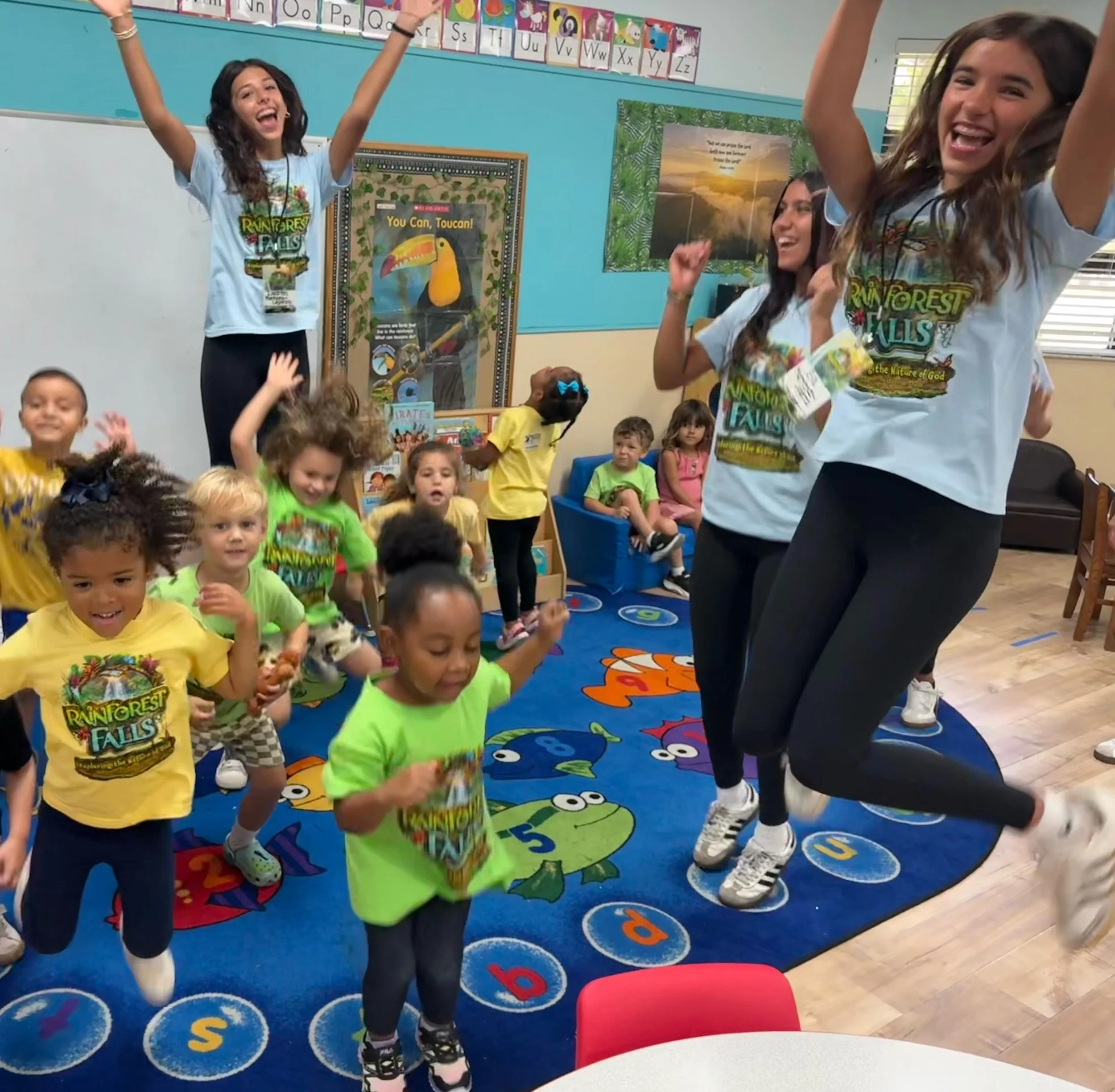 🌿🐒 Day 1 of VBS is in the books! 🦜🌴

Today our rainforest explorers played games, sang loud, laughed hard, learned from God&rsquo;s Word, and made some unforgettable memories along the way.

Our big discovery? 🌎✨ God is our Creator! Everything w