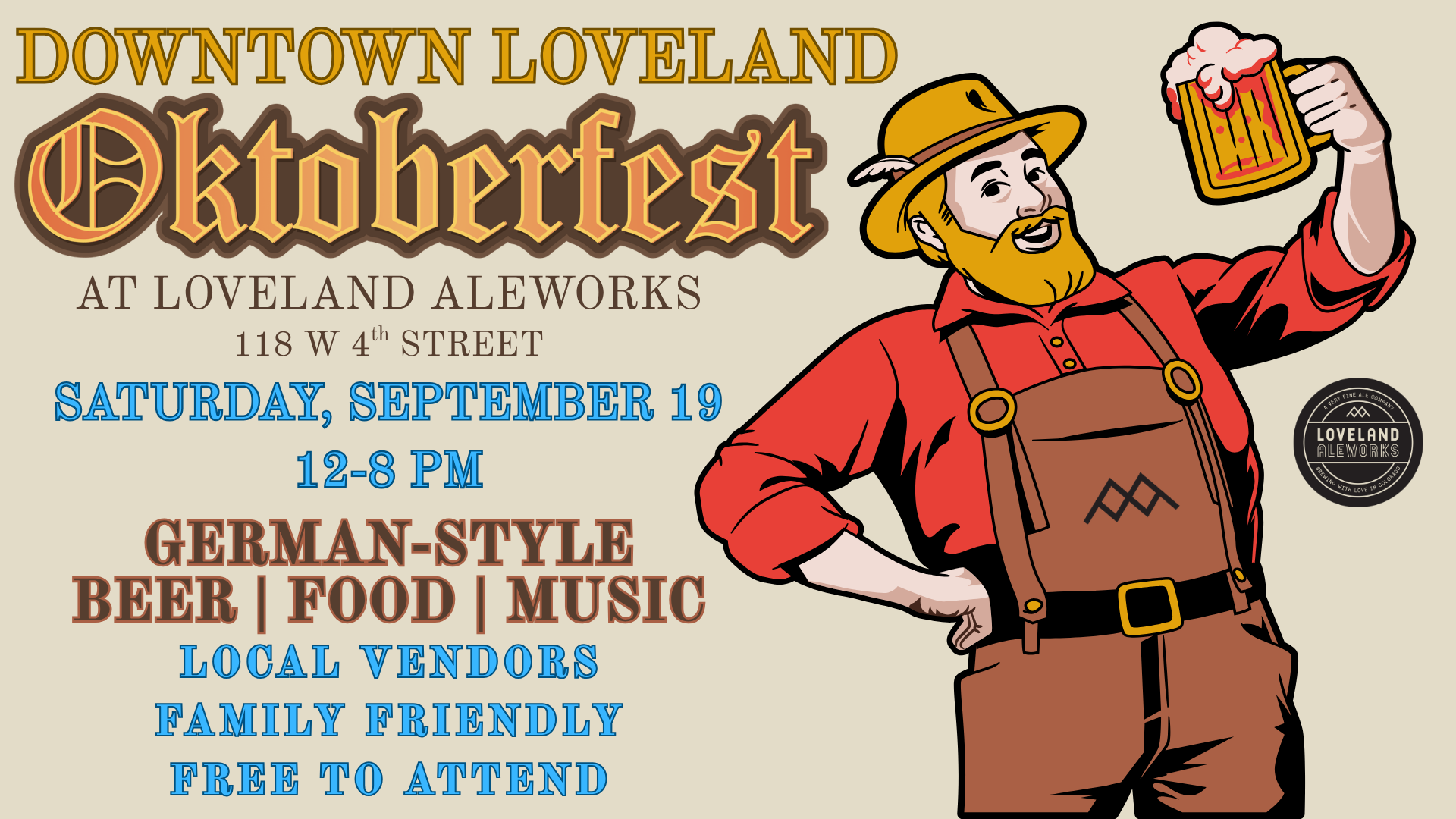 Downtown Loveland Oktoberfest at Loveland Aleworks