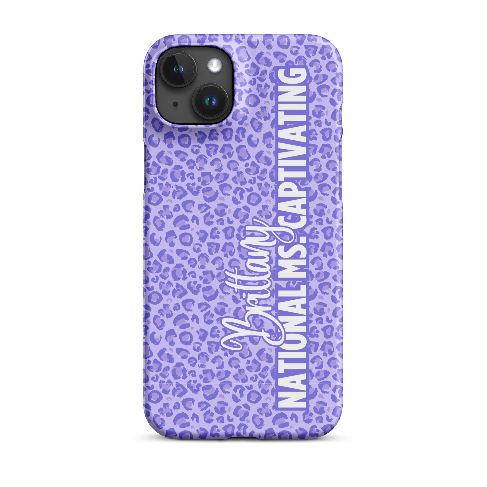 Pageant Cheetah Print Phone Case: Purple