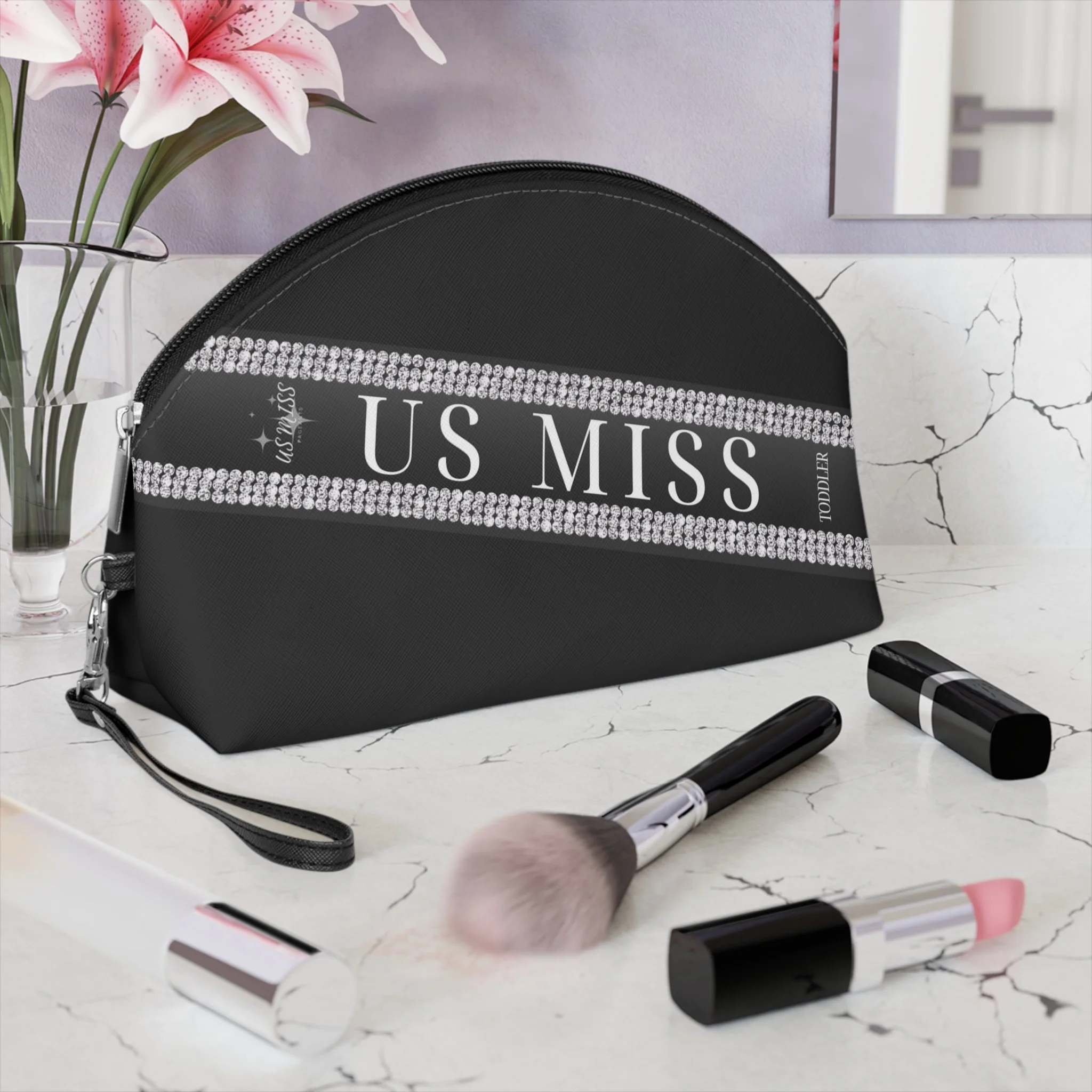 US Miss Sash Makeup Bag