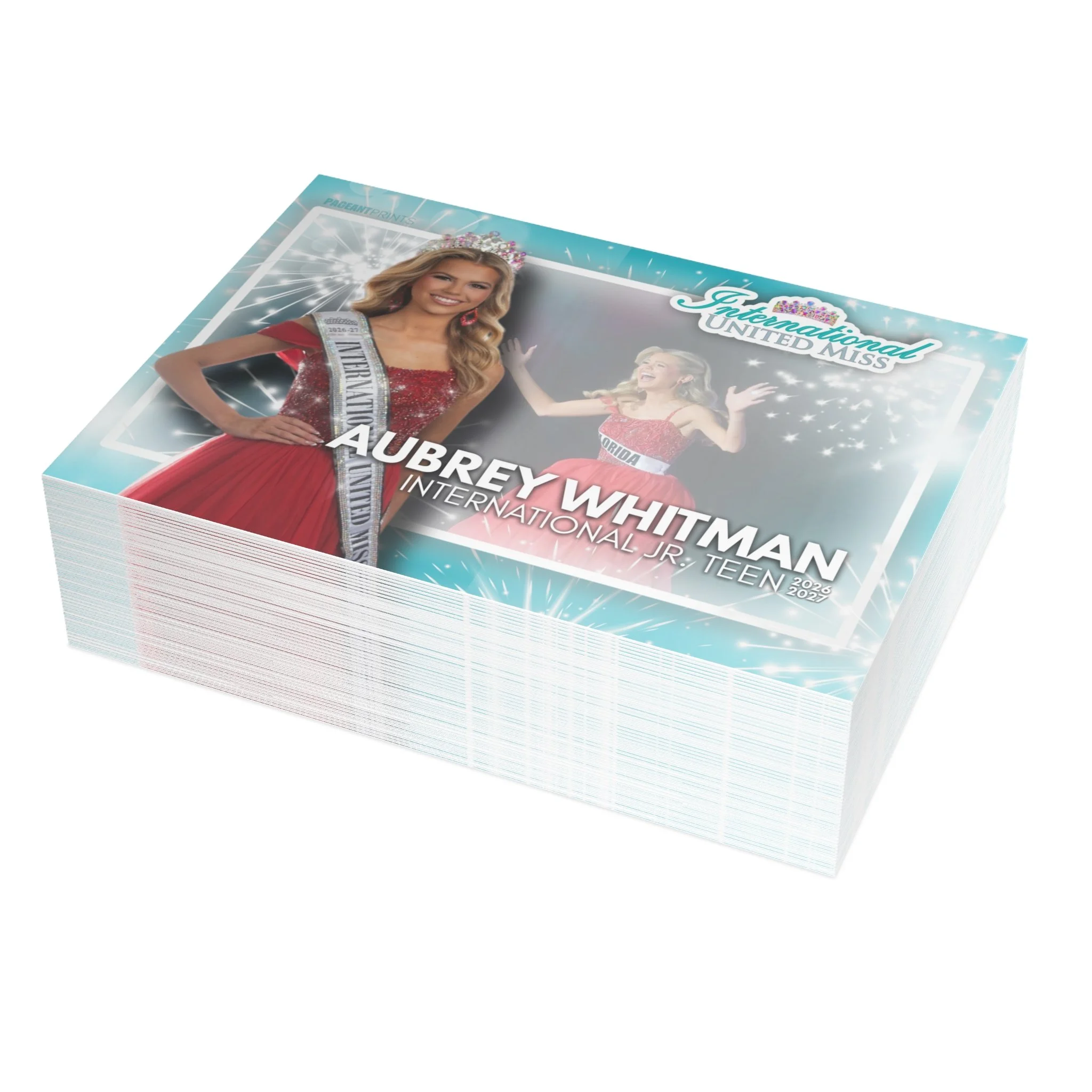 IUM Royalty Autograph Cards Reorder — Jr. Teen