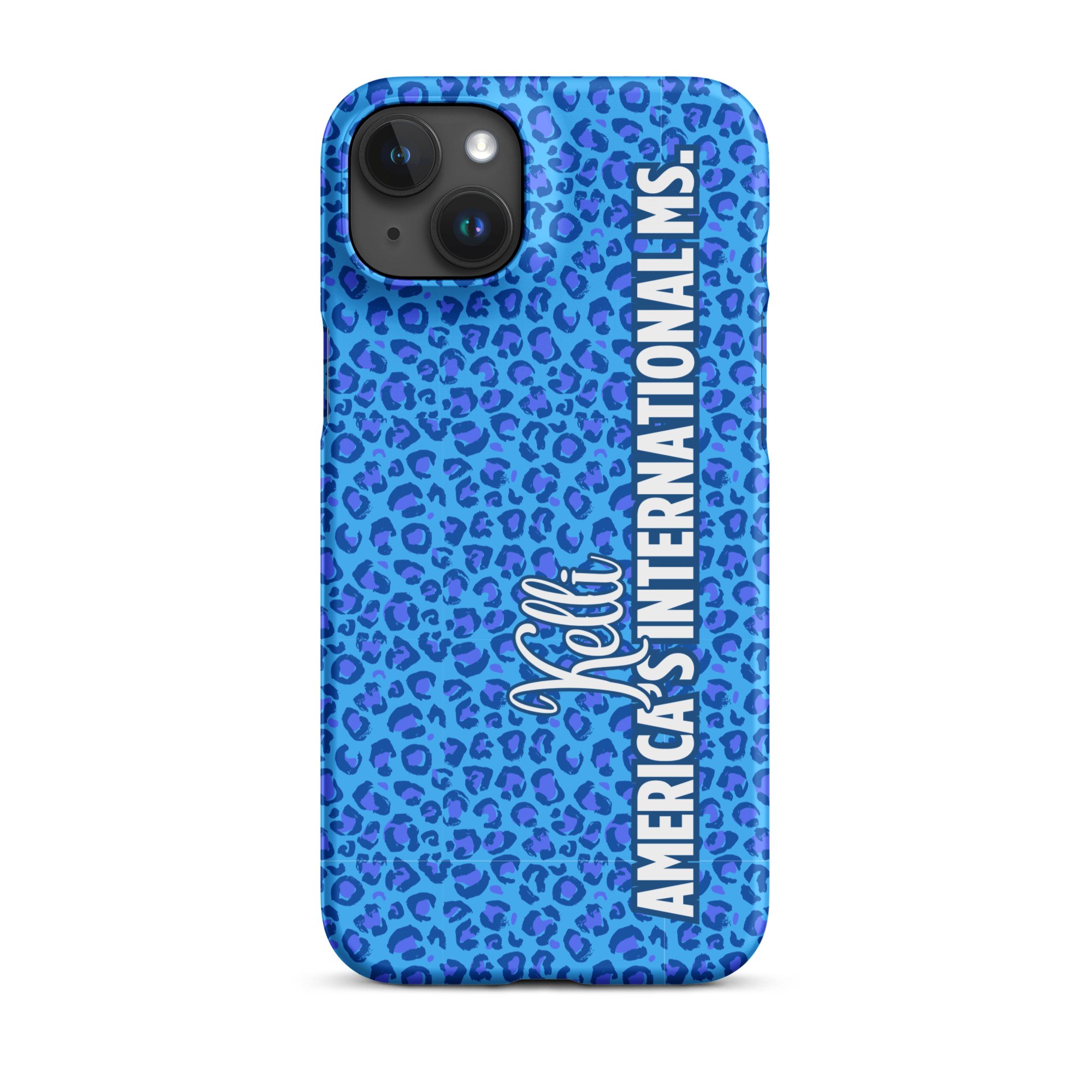 Pageant Cheetah Print Phone Case: Blue
