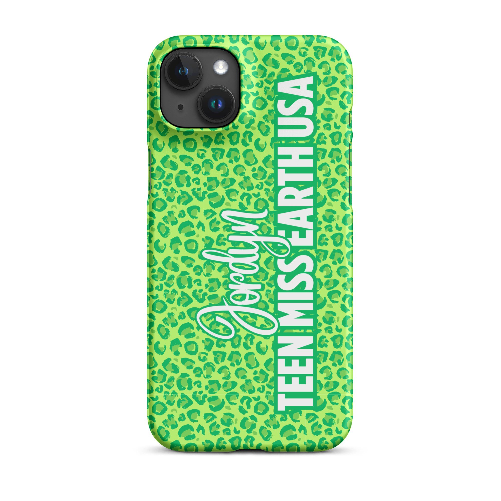 Pageant Cheetah Print Phone Case: Green