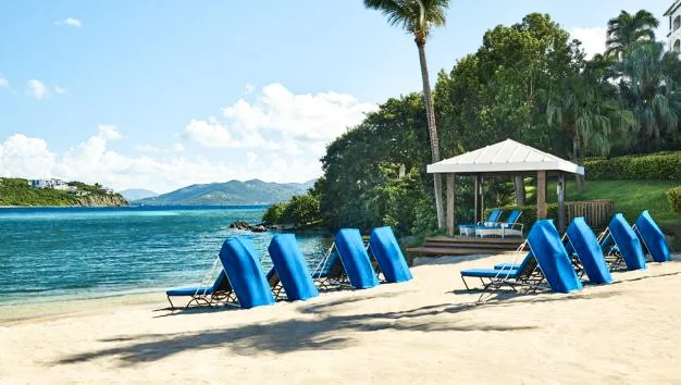 Beach Chair and Umbrellas