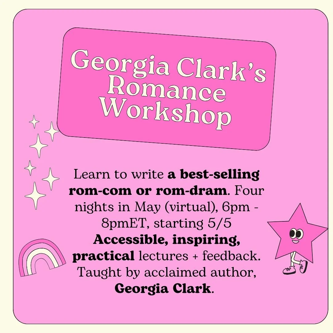 💕Want to write a romance novel but don&rsquo;t know where to start?&nbsp;Or maybe you&rsquo;ve started&hellip; and stalled. Join me this May for a four-week Romance Workshop designed to spark inspiration, build your skills, and get your book under c