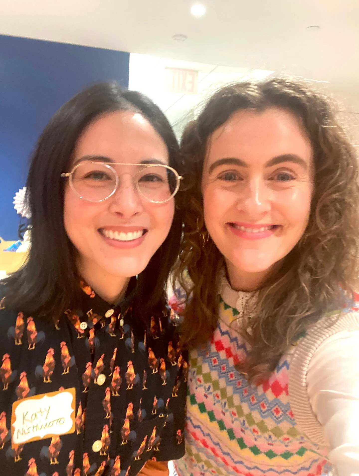 An unfettered delight to see my brilliant editors @pedrokat and @eccaruso, and beloved writer pals @carabastone &amp; @hannahsloane, at my imprint @thedialpress&rsquo; annual Friendsgiving party! 🥳🥂