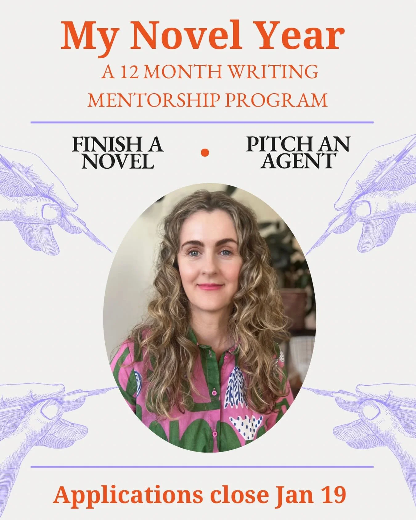 If 2026 is the year you finally get that novel written (or revised!), this is your sign. ✨

Applications for My Novel Year close January 19th &mdash; a 12-month mentorship built to take you from &ldquo;I have an idea&hellip;&rdquo; to &ldquo;I&rsquo;