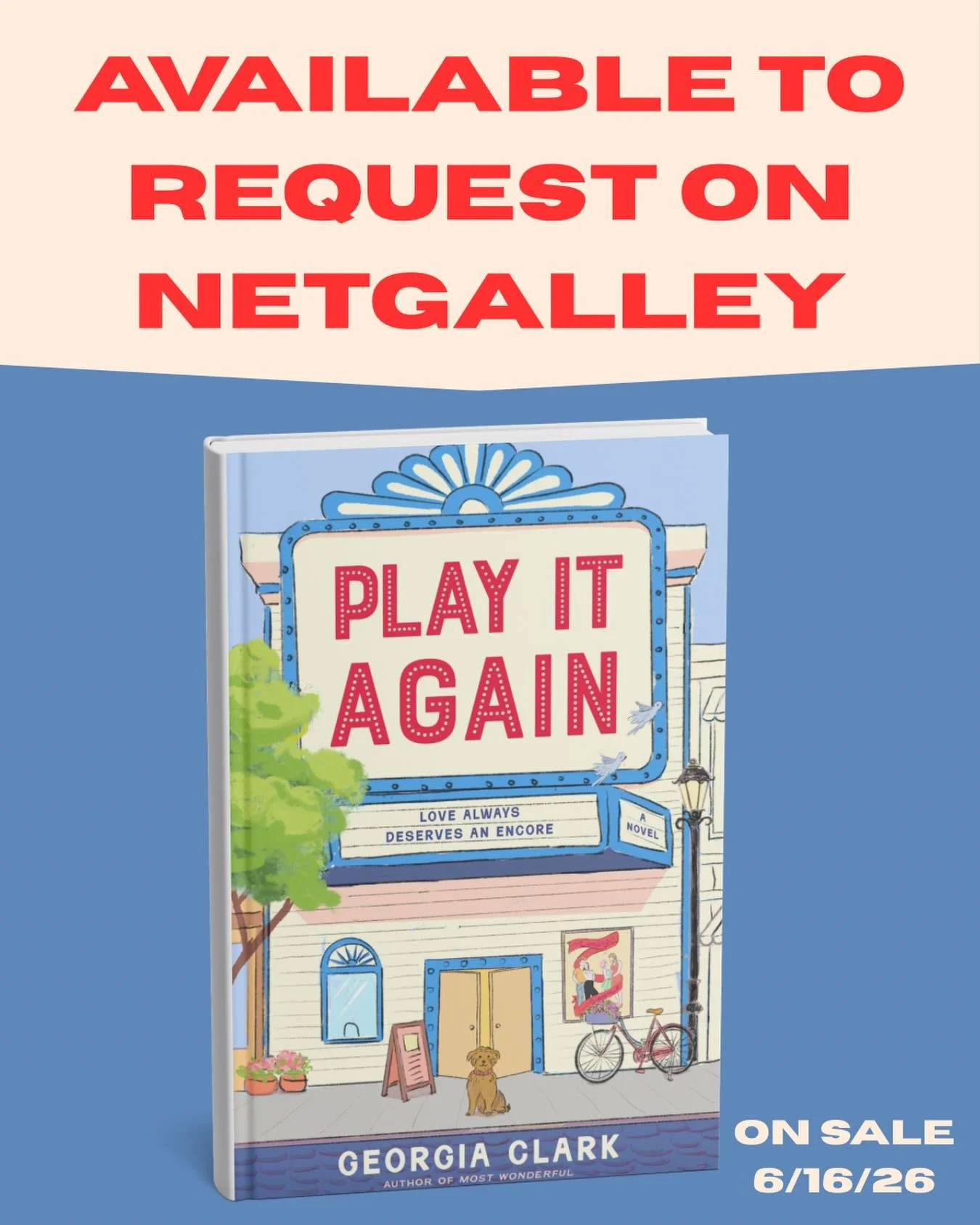 🎭💞 Places, please! PLAY IT AGAIN is now available on NetGalley 📚✨
New queer ensemble romcom 🌈
Read it first + leave a (glowing!) review ⭐️⭐️⭐️⭐️⭐️
Hope you love it as much as I do! 💋

#NetGalley
#Bookstagram
#QueerRomance
#LGBTQBooks
#RomComRead