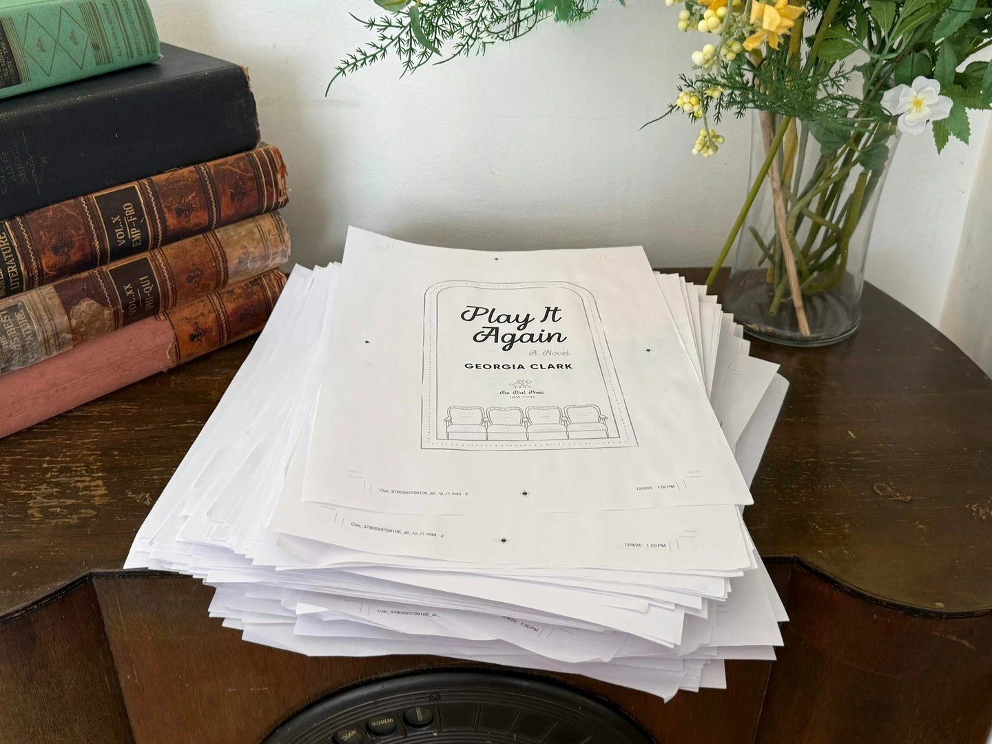 ✨📖 Marking up the manuscript for my new novel, Play It Again! 

Can't wait to share this journey with you all! 🥰 

Mark your calendars for June 16, 2026! 

Pre-order link in bio! 💖

#NewNovel #PlayItAgain #AuthorLife #WritersJourney #BookRelease #