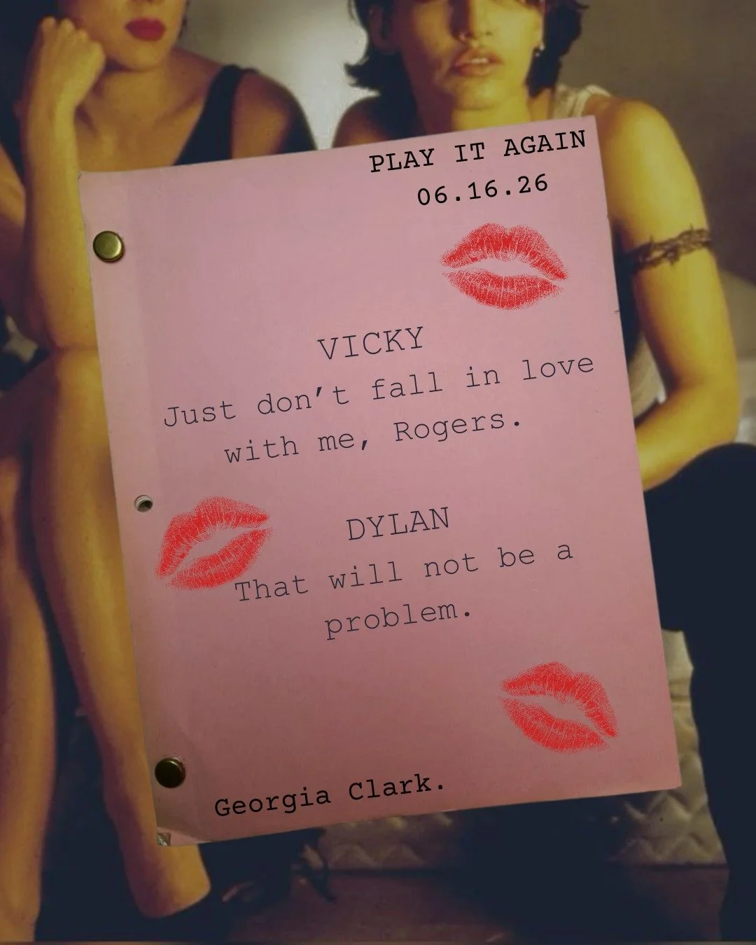 Get ready to dive into Vicky and Dylan's slow-burning love story! 🌶️🔥 

📖 Play It Again 
🗓️ 06.16.26 

Link in bio to pre-order now!
Available on NetGalley. 

#Booktok #queerromance #romancenovels #dialpress #newrelease
