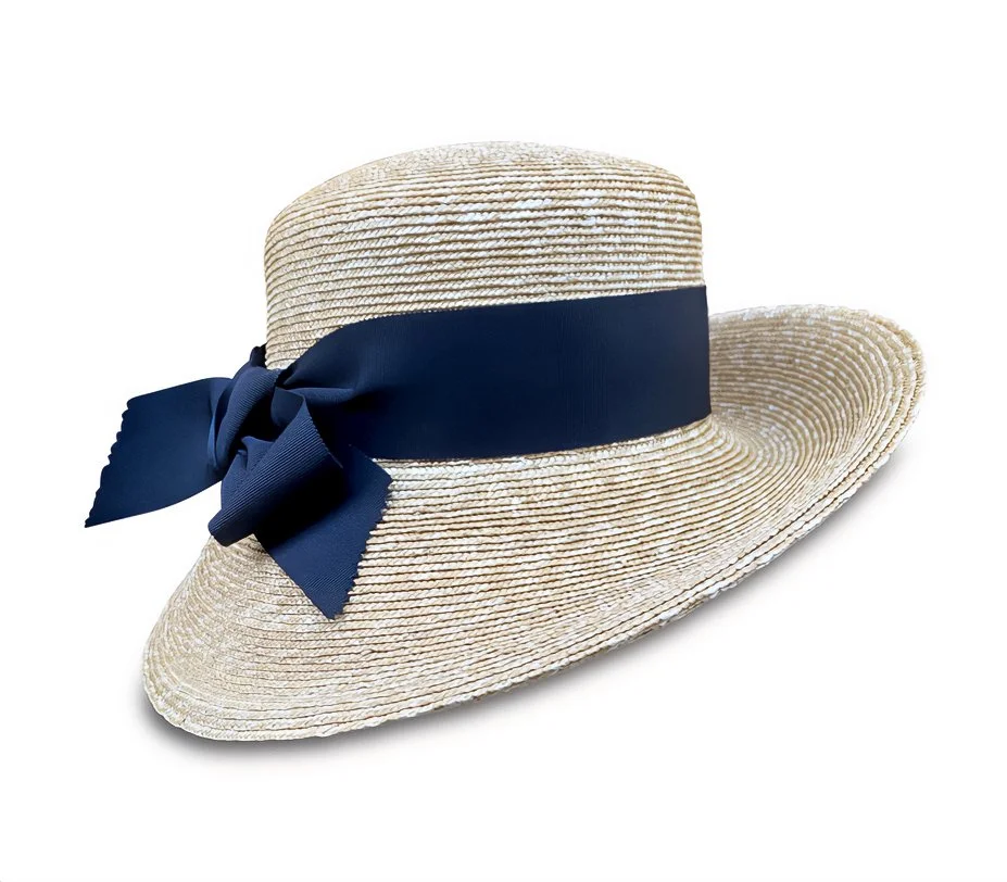 Mrs. Peel - Straw — THE HAT SHOP NYC display picture 1