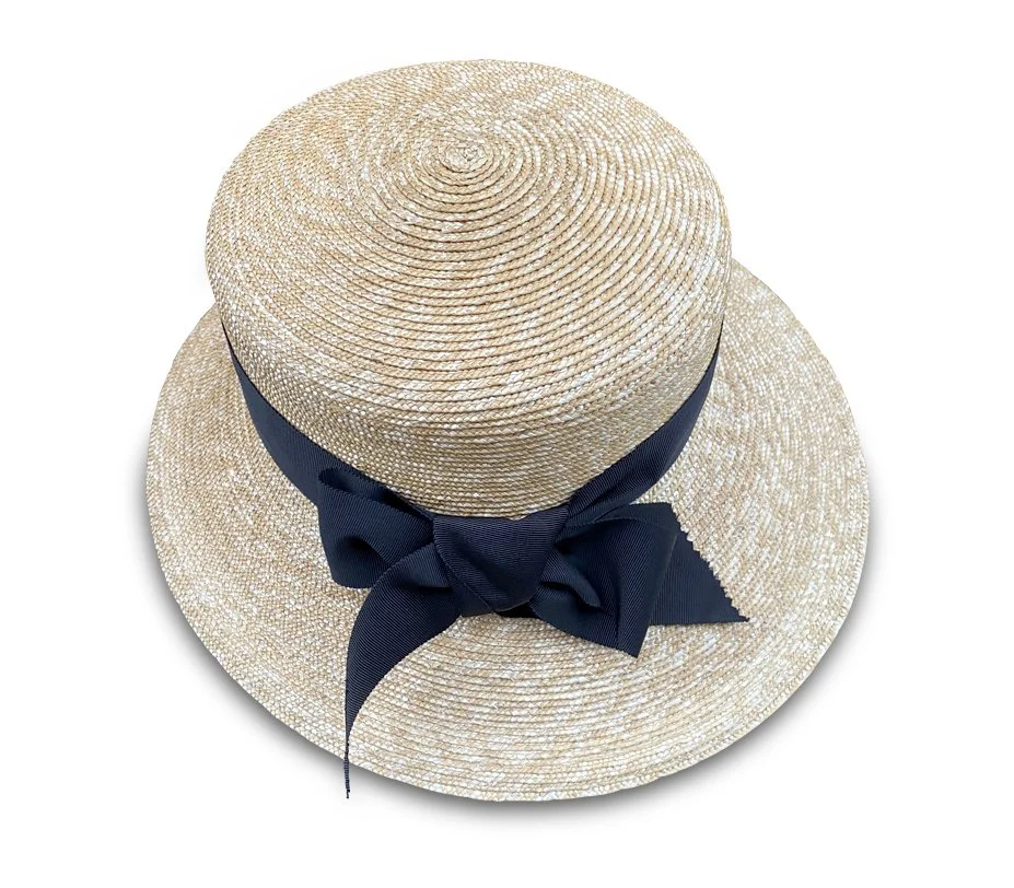 Mrs. Peel - Straw — THE HAT SHOP NYC display picture 1