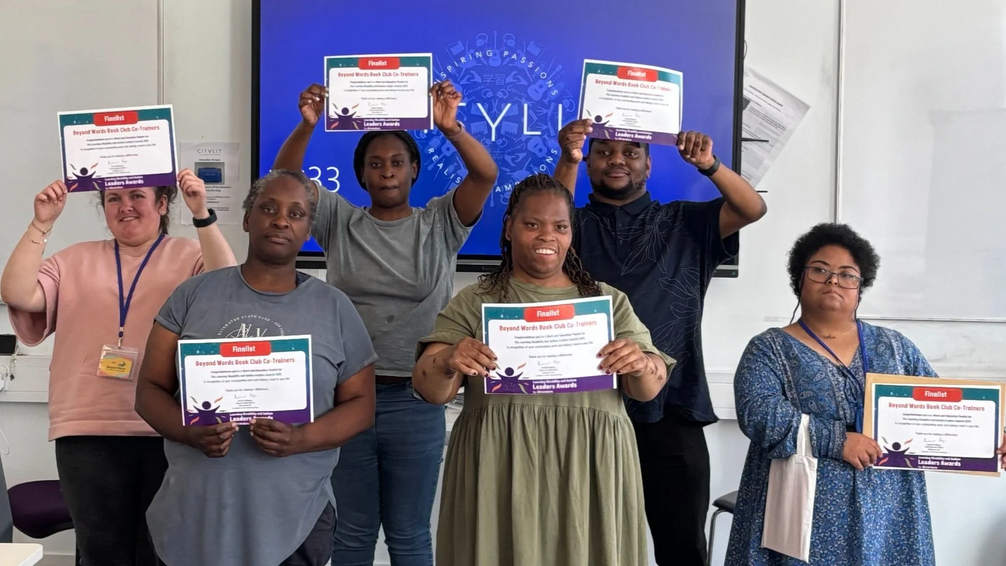 City Lit Co-Trainers Named Finalists in 2025 Learning Disability & Autism Leaders Awards