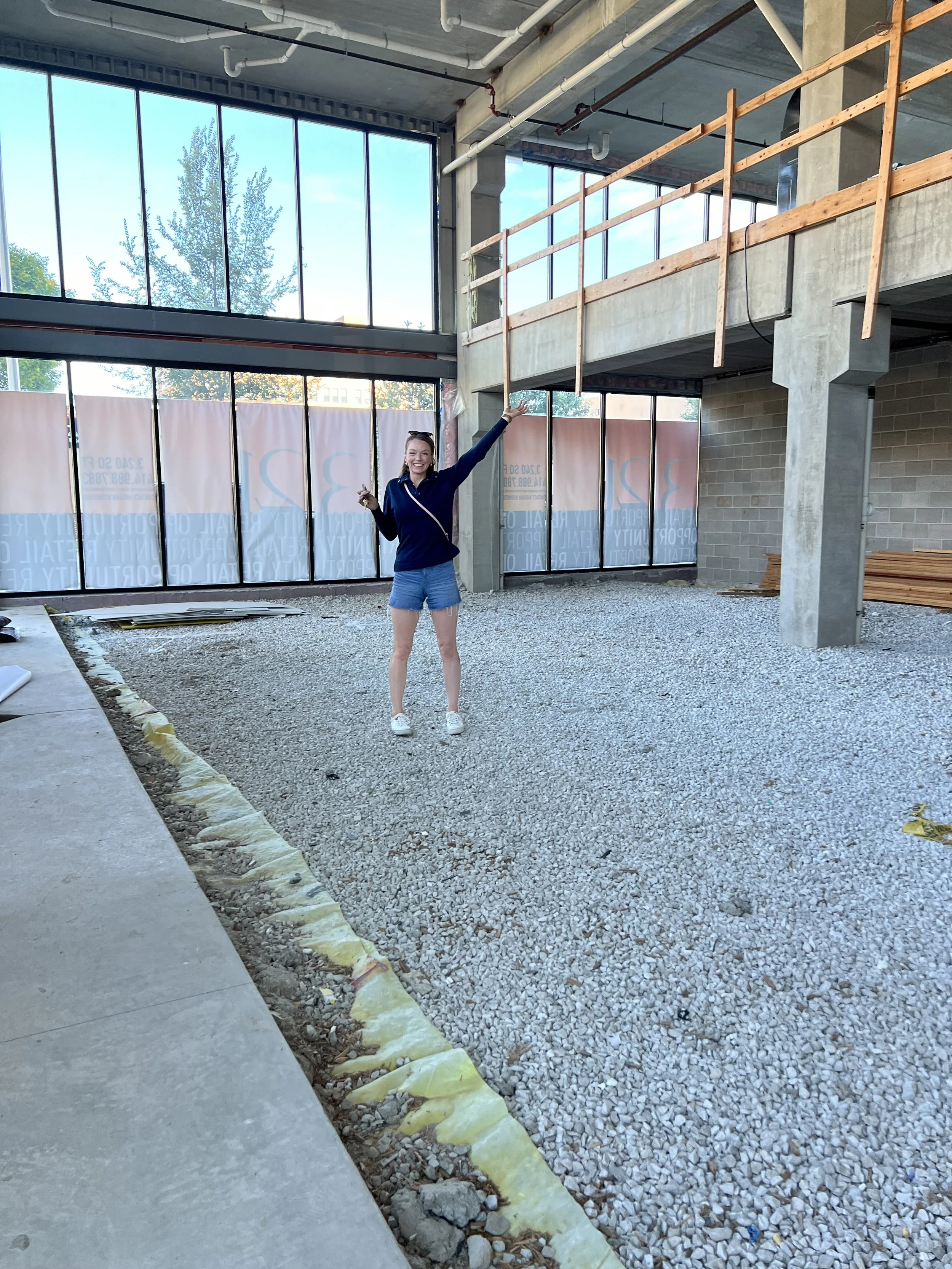 Found of MICHAL holding the keys in a construction site