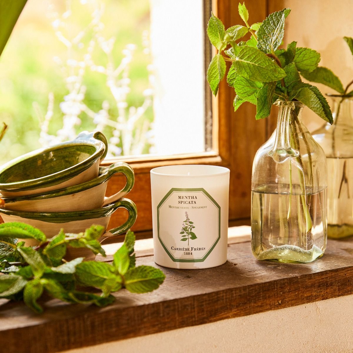 Carrière Frères Spearmint Scented Candle