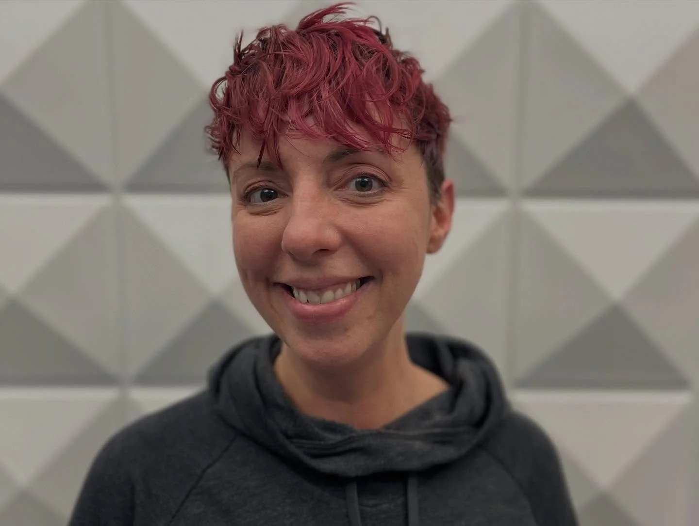 Another banger of a cut from our beloved @julia_does_hair !! If you're looking for good chats and even better hair, head to the link in our bio to hang out with Julia!!