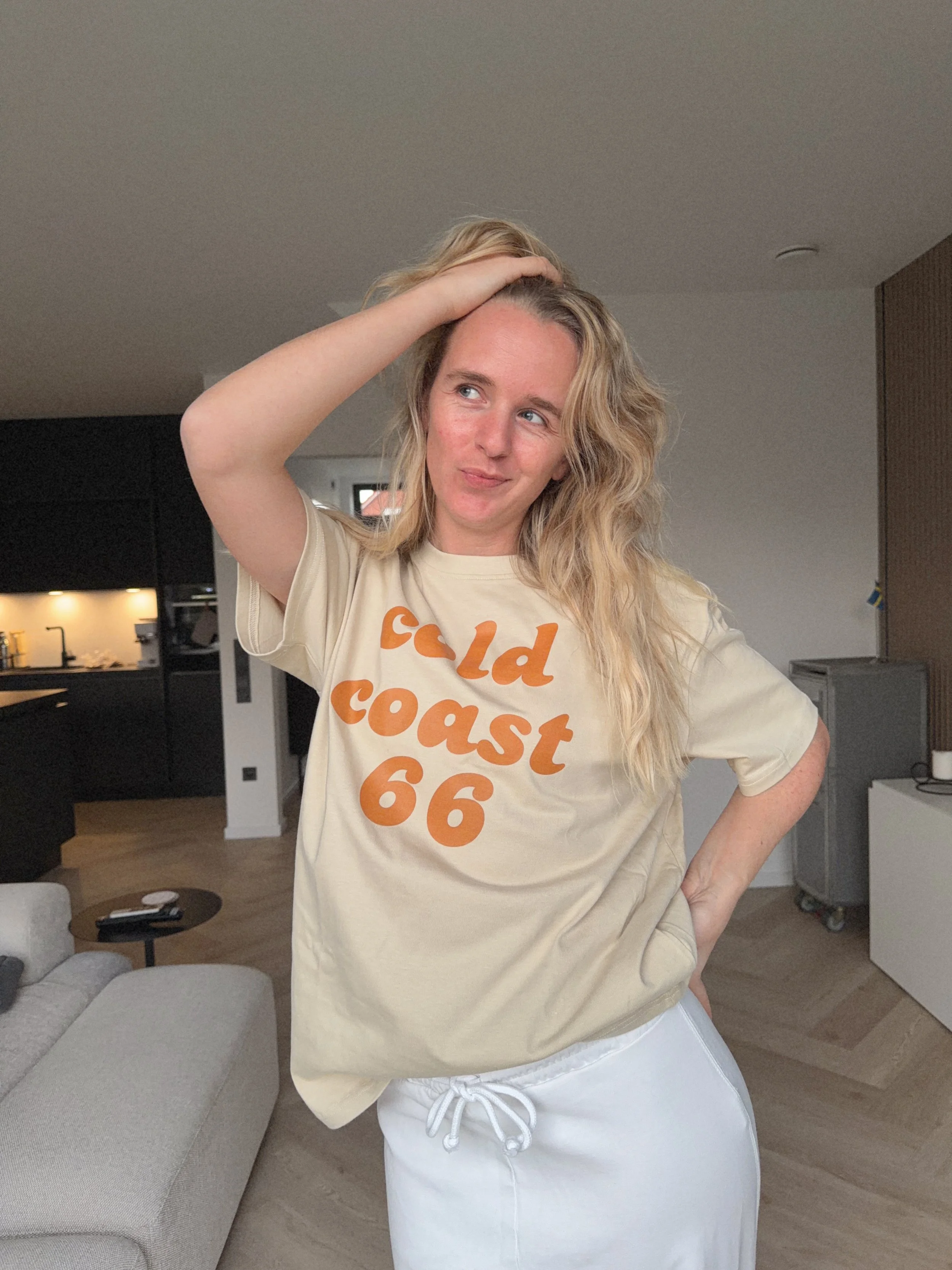 heritage tee whitesand