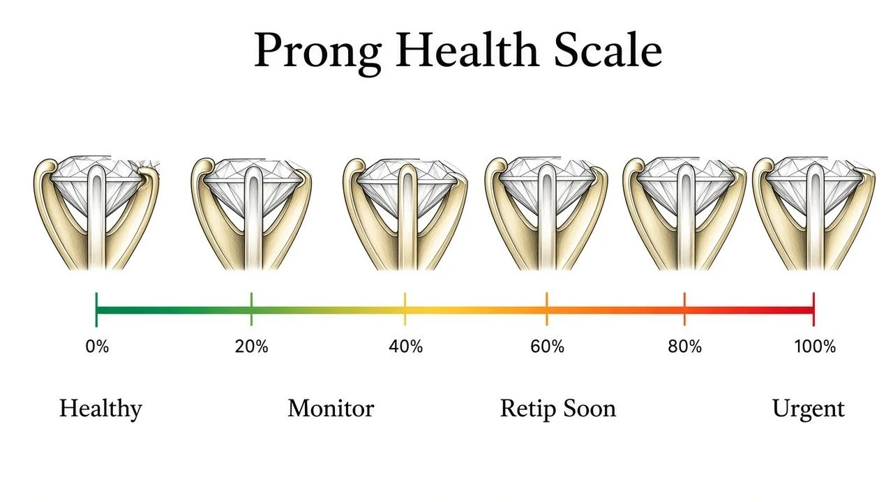 Prong Health Scale from healthy to urgent