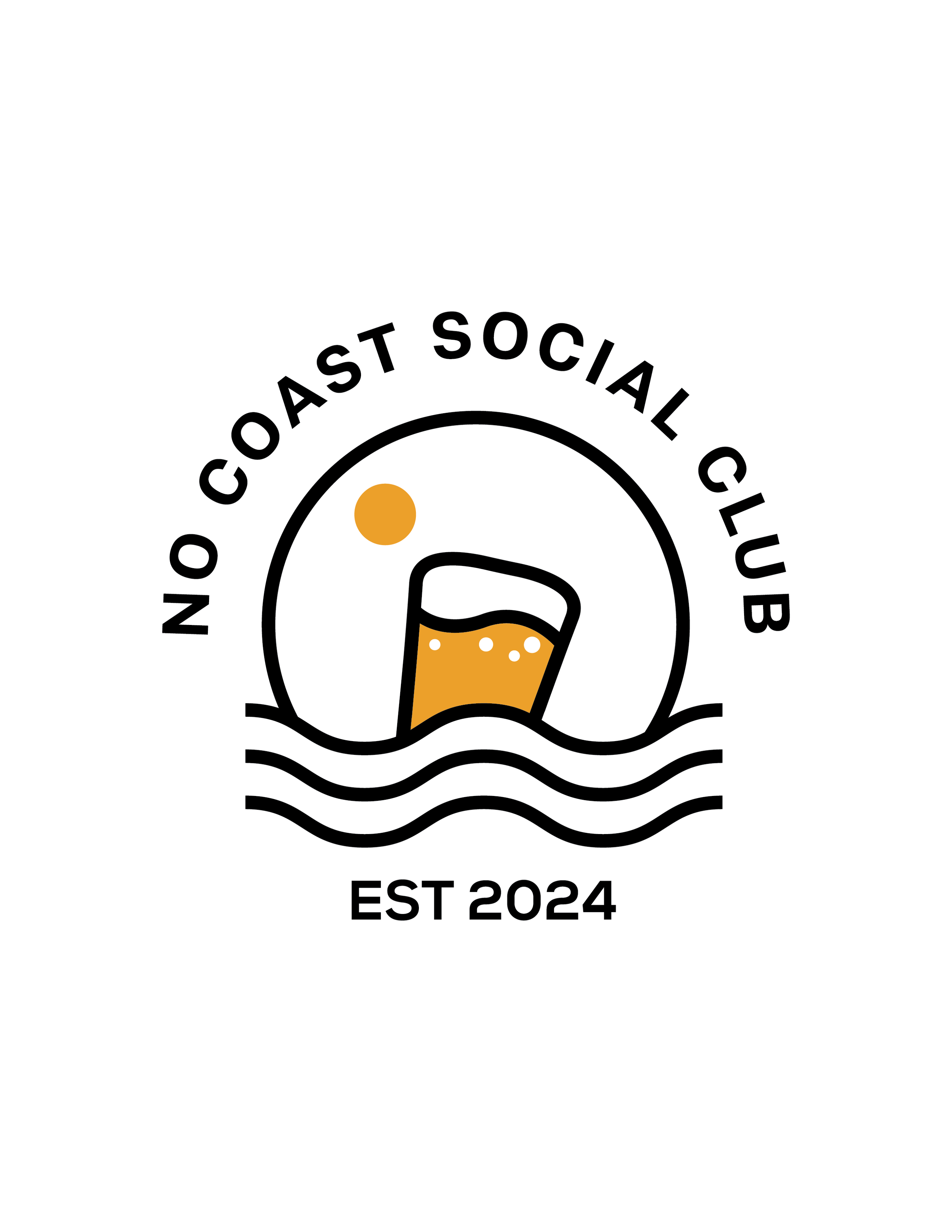 No Coast Social Club Sticker Pack