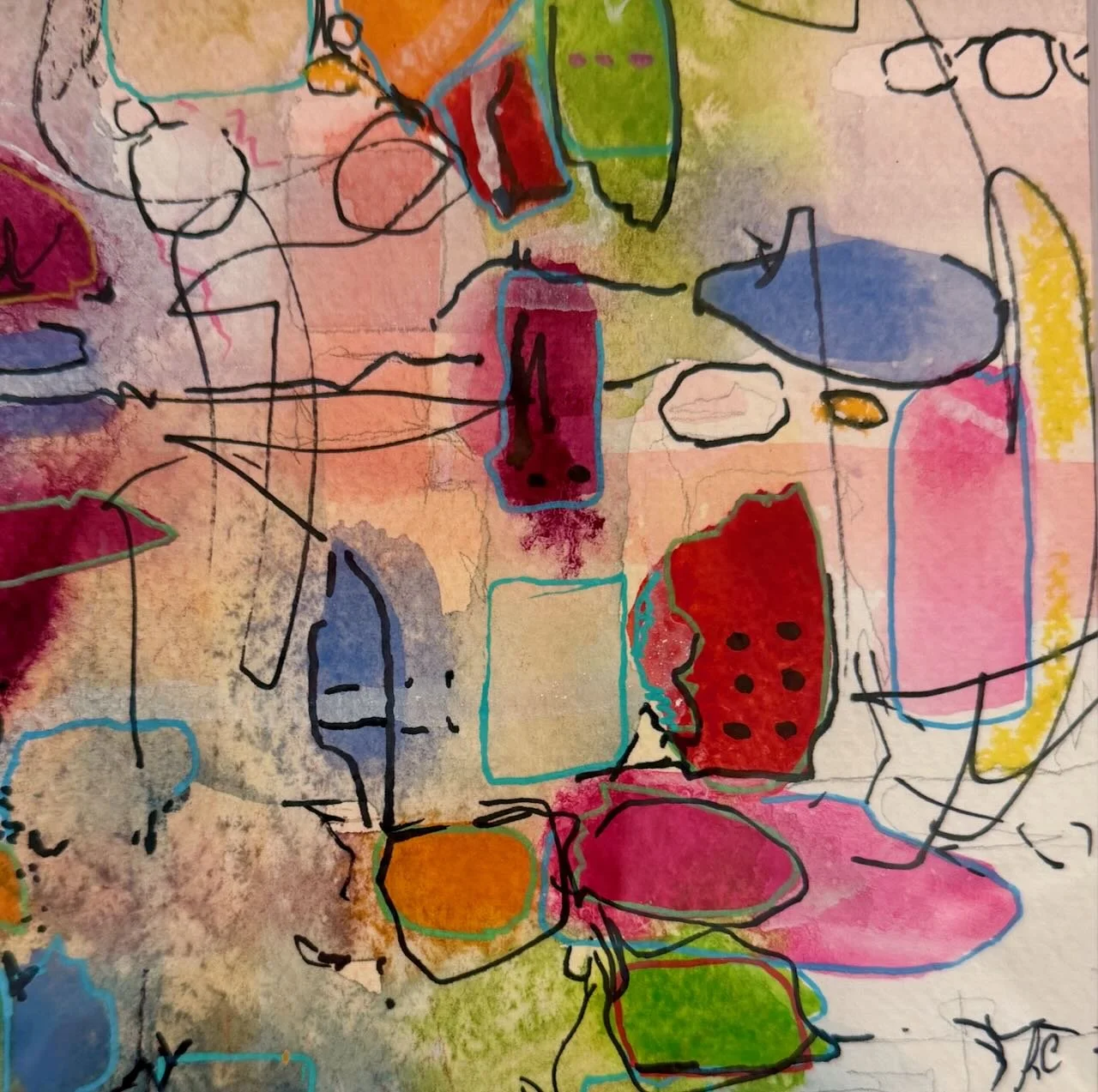 All Shook Up 10" X 10"