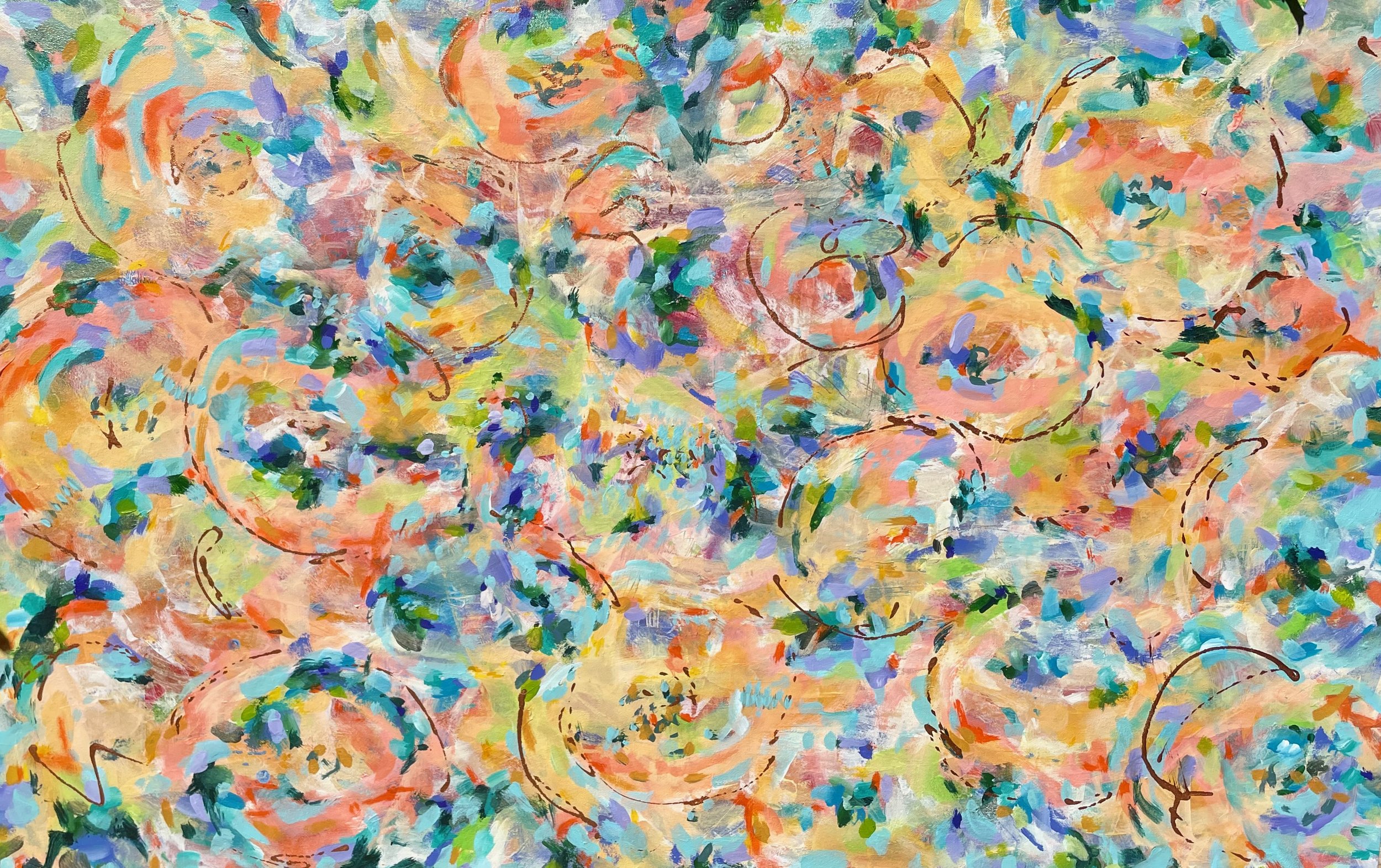 Swirl of Joy 30" X 48"