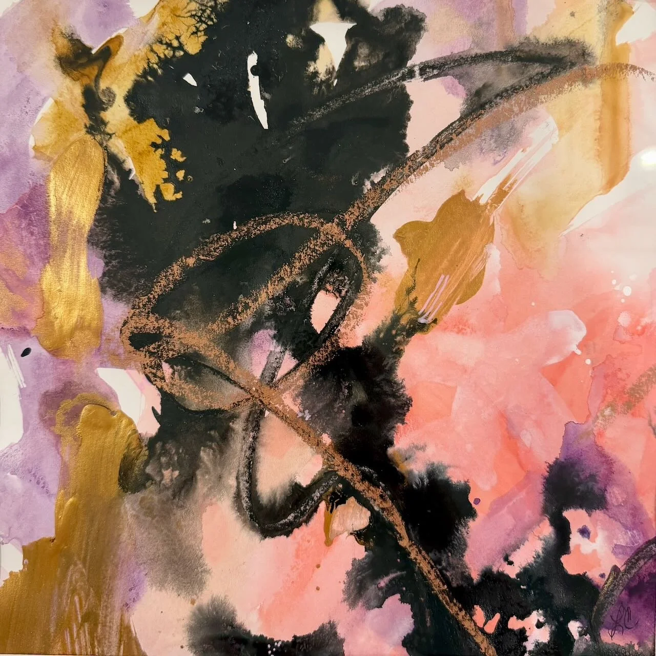 Embers Rising 21 X 21