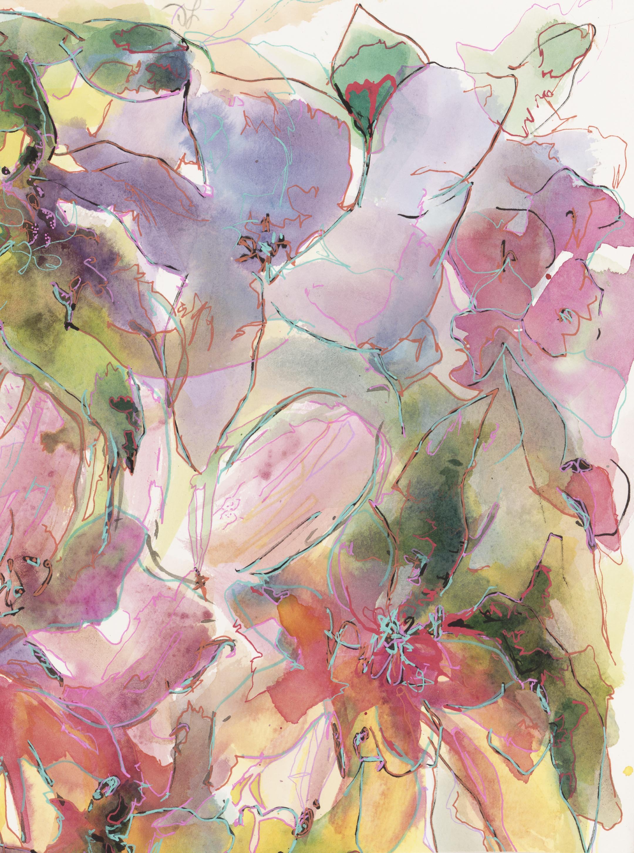 In the Garden 12 X 18