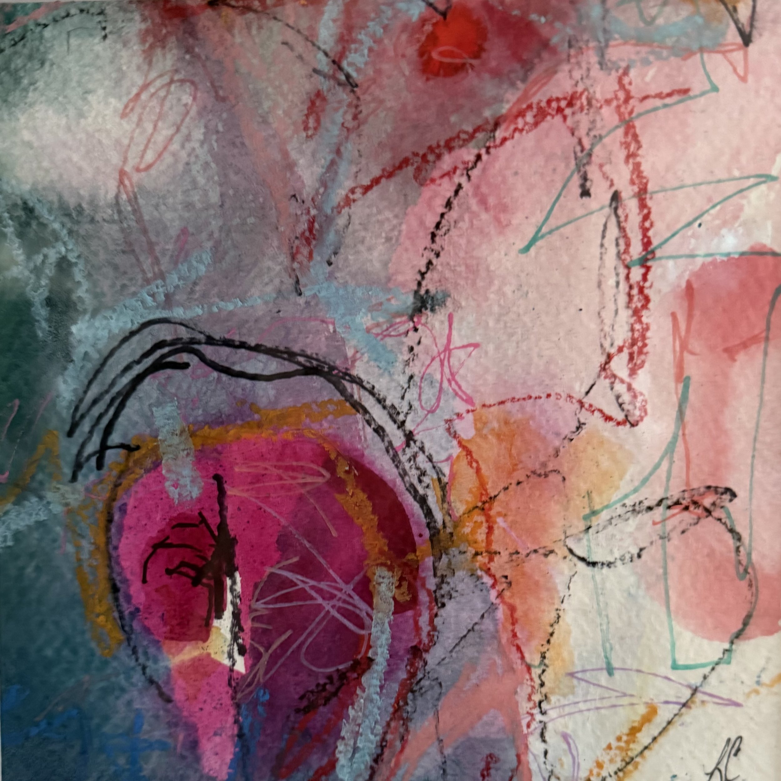 Neon Raspberry 10 X 10