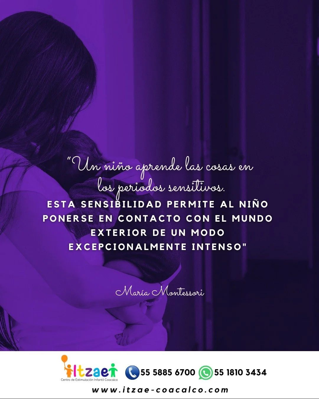 Lo que tu peque aprende hoy, lo acompa&ntilde;ar&aacute; toda la vida 💫
Aprovecha esta etapa para estimular su desarrollo f&iacute;sico, emocional y cognitivo con Itzae Coacalco.
🚀 &iexcl;Cont&aacute;ctanos y agenda su primera sesi&oacute;n!
#Estim