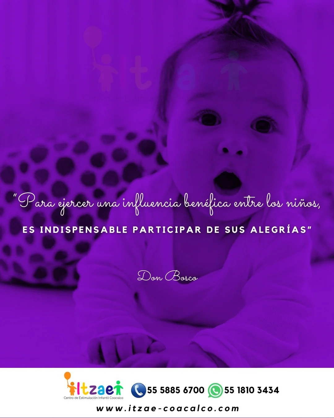 &iexcl;Agenda tu cita! Estimula a tu peque desde beb&eacute;
📲  https://wa.me/5215518103434
www.itzae-coacalco.com
 #Estimulaci&oacute;nTemprana #Educaci&oacute;nInicial
#PreKinder #Coacalco  #Itzae #ItzaeCoacalco
#Estimulaci&oacute;nInicial #Estimu