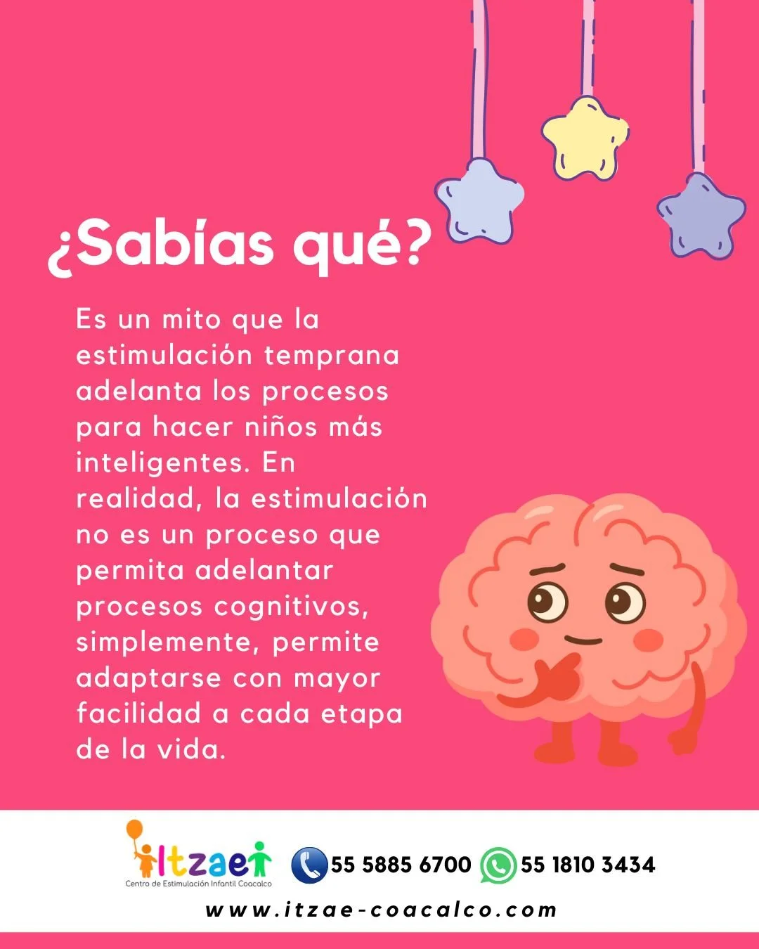&iquest;Quieres darle a tu beb&eacute; el mejor comienzo en la vida? Itzae  Centro de Estimulaci&oacute;n Infantil ofrece un ambiente divertido y seguro donde los peque&ntilde;os exploradores pueden descubrir su potencial desde los primeros meses.