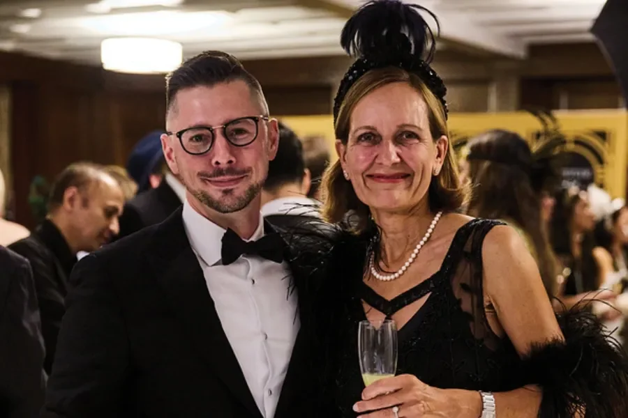 PNOC Founder and Project Lead Dr. Sabine Mueller with Josh Allen, Chief Scientific Officer, Oncology, at Jazz Pharmacuticals at the 2025 Gratitude Gala
