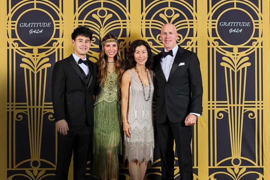 PNOC Foundation Founders Allyn and Bruce Campbell with their son George Campbell and Sofia Koop
