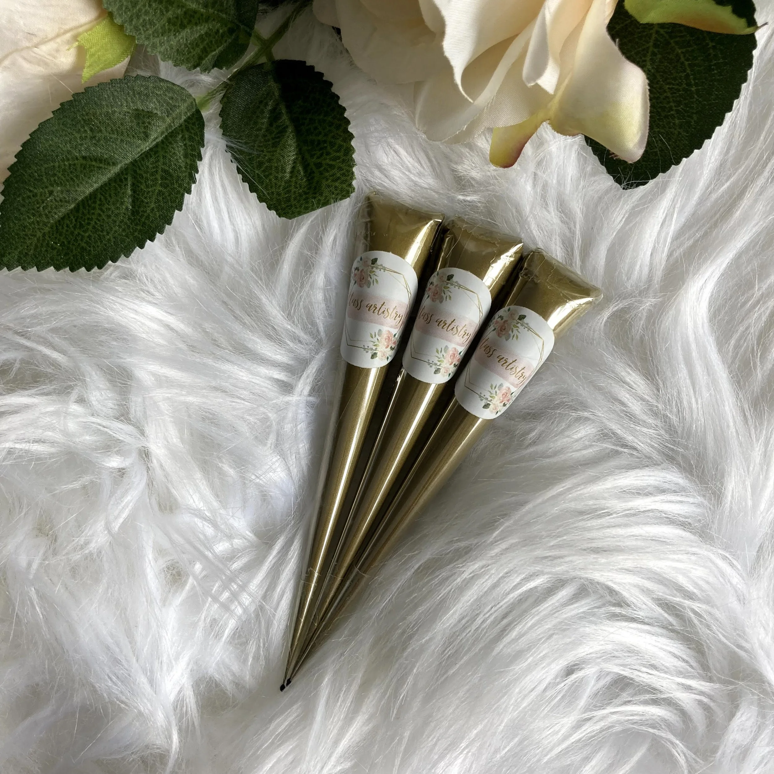 Acrylic Paint Cones | Antique Gold