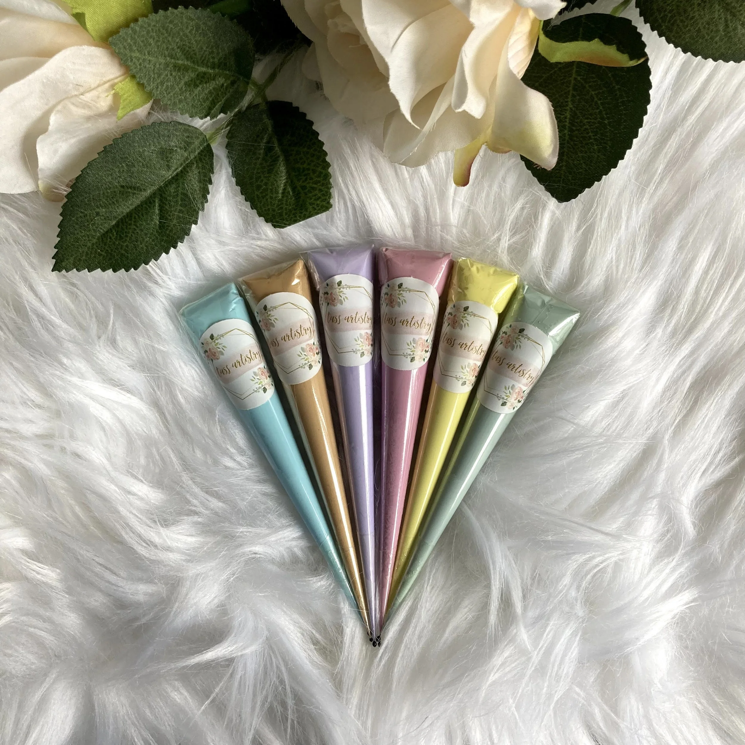 Acrylic Paint Cones | Pastel