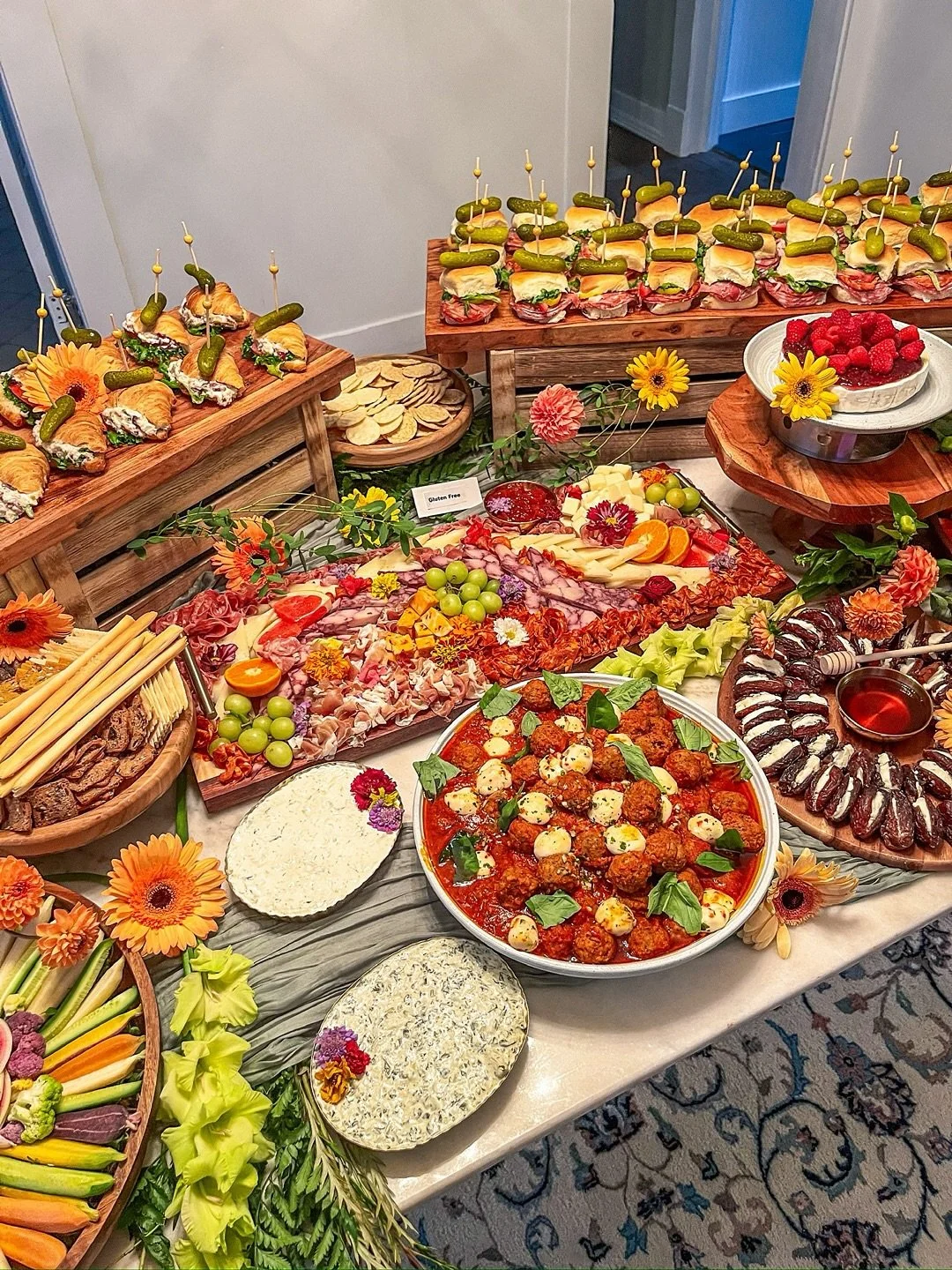 A love story worth celebrating &mdash; and a spread to match 🥂 Our elevated grazing table made this engagement party unforgettable.

#honeybeeandboards #luxuryevents #charcuteriedreams #engagementpartygoals #dfw #dfwcharcuterie